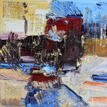 Peinture intitulée "Pieces" par Muriel Cayet, Œuvre d'art originale