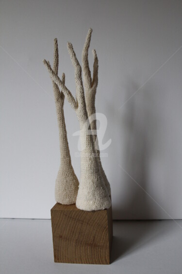 Sculpture intitulée "Vers le ciel" par Nathalie Rochard, Œuvre d'art originale
