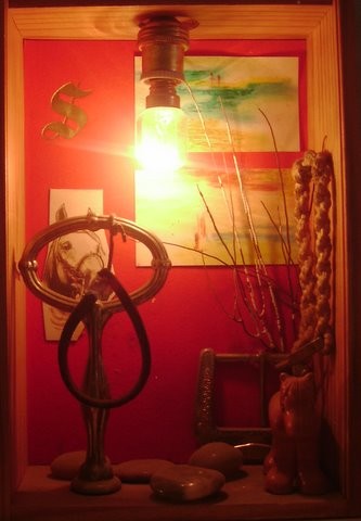 Sculpture intitulée "BOITE A rEVES :LE P…" par Dominique Bertrand, Œuvre d'art originale, Autre