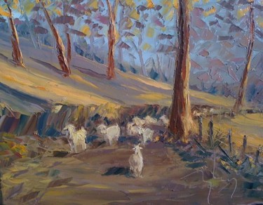 Pintura titulada "On my Path" por Ugo Paccioretti, Obra de arte original