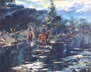 Pintura titulada "Characato" por Ugo Paccioretti, Obra de arte original