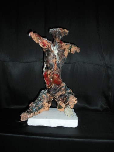 Scultura intitolato "Lacerati Corpi" da Imerio Rovelli, Opera d'arte originale, Terracotta