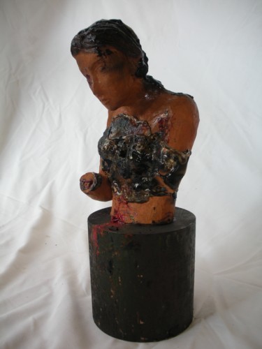 Scultura intitolato "Lacerati Corpi" da Imerio Rovelli, Opera d'arte originale, Terracotta
