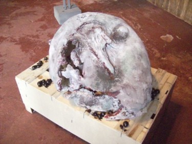 Scultura intitolato "Lacerati volti" da Imerio Rovelli, Opera d'arte originale, Terracotta
