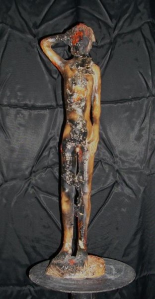 Scultura intitolato "Lacerati corpi" da Imerio Rovelli, Opera d'arte originale, Terracotta