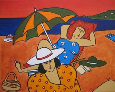 Peinture intitulée "Farniente" par Jean Louis Jabalé, Œuvre d'art originale