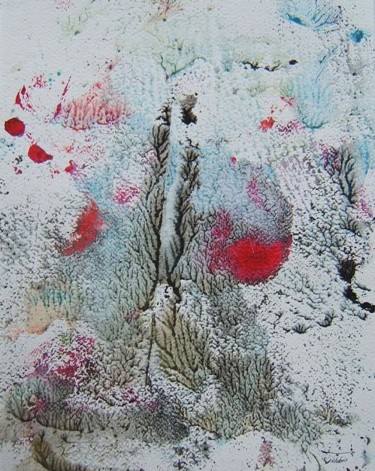 Peinture intitulée "Série "Entre ciel e…" par Arnaud Thévenin, Œuvre d'art originale, Gouache