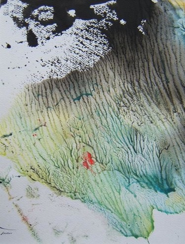 Peinture intitulée "Série "Entre ciel e…" par Arnaud Thévenin, Œuvre d'art originale, Gouache