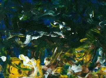 「A-06」というタイトルの絵画 Claude Langevin (Cloud Rabbit)によって, オリジナルのアートワーク