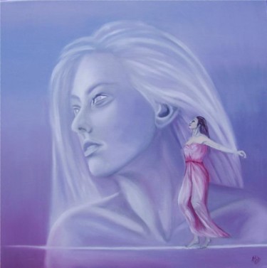 Peinture intitulée "Transparence" par Alix, Œuvre d'art originale, Huile