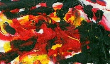 「D-01」というタイトルの絵画 Claude Langevin (Cloud Rabbit)によって, オリジナルのアートワーク