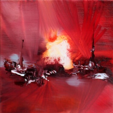 Peinture intitulée "Sortilèges" par Muriel Cayet, Œuvre d'art originale, Huile
