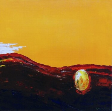 Peinture intitulée "Destinée bienfaitri…" par René Vincent-Viry, Œuvre d'art originale, Huile