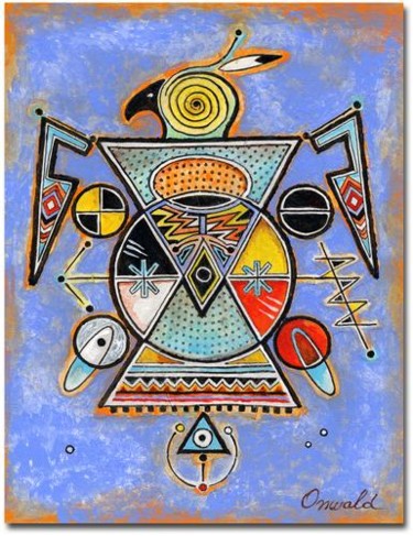 ESPRIT DE VIE Peinture intitulée "ESPRIT DE VIE" par Jean-Luc Osswald, Œuvre d'art originale, Acrylique