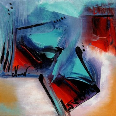 Painting titled "Musique intérieure" by Valerie Nunes, Original Artwork, Oil