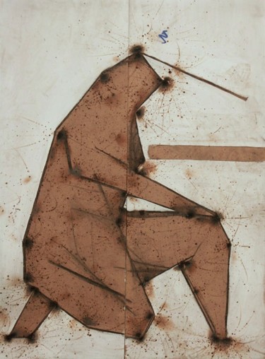 Dessin intitulée "Corps P'tites Têtes…" par Christian Cerisola, Œuvre d'art originale