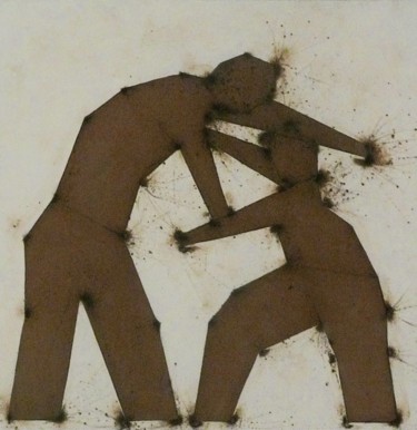 Dessin intitulée "Les Ombres #5 Expos…" par Christian Cerisola, Œuvre d'art originale