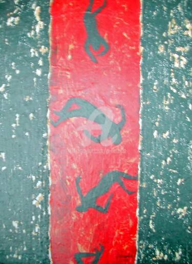 Peinture intitulée "Le Vide" par Cya, Œuvre d'art originale, Huile