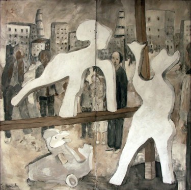 Dessin intitulée "à l'occasion de ..." par Christian Cerisola, Œuvre d'art originale