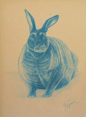 Tekening getiteld "De Rex" door Paul Gosselin, Origineel Kunstwerk, Anders
