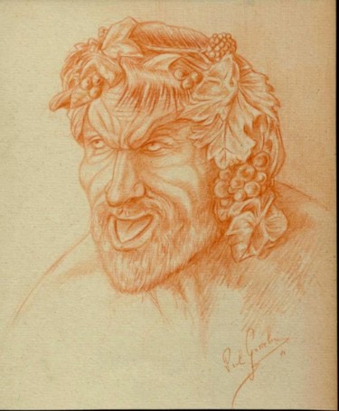 Tekening getiteld "Calybos" door Paul Gosselin, Origineel Kunstwerk, Anders
