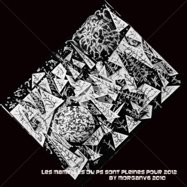Peinture intitulée "LES MAMELLES DU PS…" par Morganv6, Œuvre d'art originale