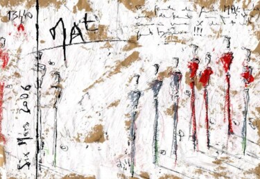 Peinture intitulée "MAt" par Eric Ullrich, Œuvre d'art originale