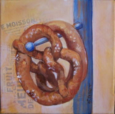 Peinture intitulée "mmmmm... un peu de…" par Anne-Frédérique Ferret, Œuvre d'art originale, Autre