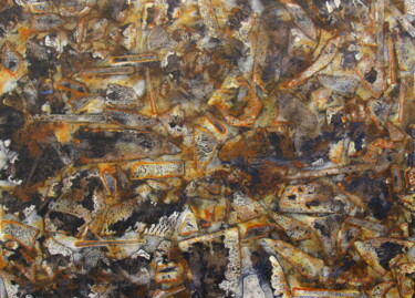 Smithereens 「Smithereens」というタイトルの絵画 Claudio Boczonによって, オリジナルのアートワーク, アクリル ウッドパネルにマウント