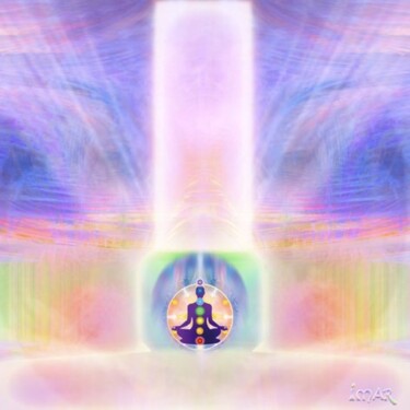 数字艺术 标题为“Divine Ligth interv…” 由Imar, 原创艺术品