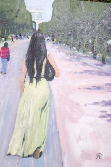Peinture intitulée "Rendez-Vous à l'Arc…" par Alan Embrée Osler, Œuvre d'art originale, Huile