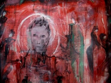 Peinture intitulée "Le ciel pourra m'at…" par Bruno Briatte, Œuvre d'art originale, Huile