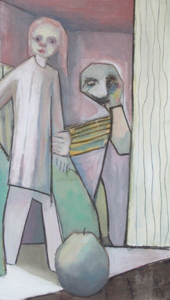 Peinture intitulée "Les Simples #16" par Christian Cerisola, Œuvre d'art originale, Huile
