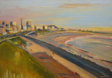 Peinture intitulée "Le havre de sainte…" par Manuel Leonardi, Œuvre d'art originale, Huile