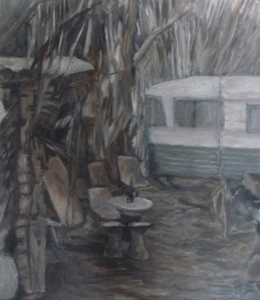 Peinture intitulée "Les Couples # 10" par Christian Cerisola, Œuvre d'art originale, Huile