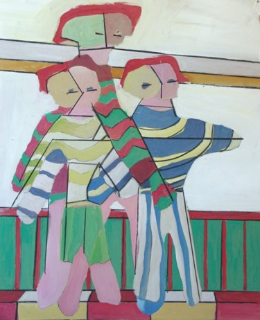 Peinture intitulée "Les Simples #27" par Christian Cerisola, Œuvre d'art originale