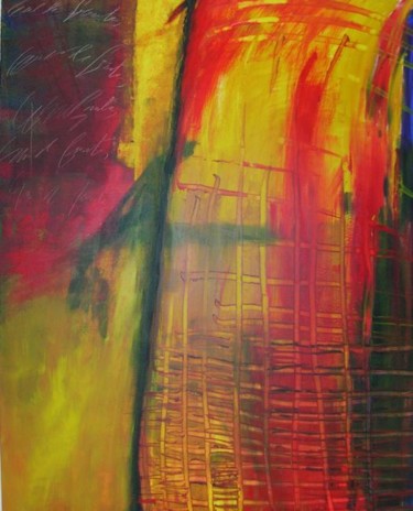 Peinture intitulée "Dictée, Acrylique s…" par Briga, Œuvre d'art originale, Acrylique