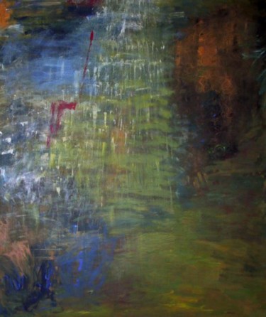 Peinture intitulée "Cascade, Acrylique" par Briga, Œuvre d'art originale, Acrylique