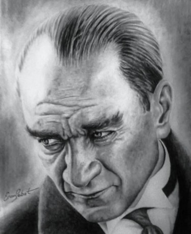 "atatürk" başlıklı Resim Ercan Sebat tarafından, Orijinal sanat