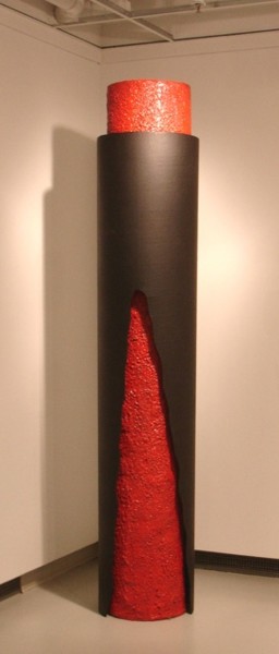 Sculpture titled "Main Stream" by Metal-I-Genics Studio, Original Artwork