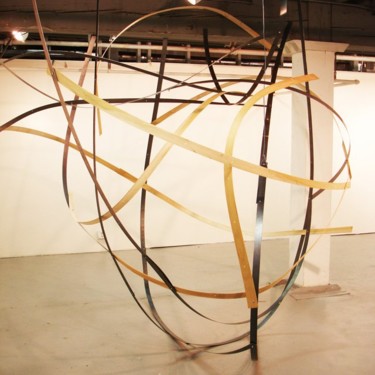 Sculpture titled "PopUp" by Metal-I-Genics Studio, Original Artwork