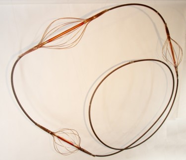 Sculpture titled "Transcription" by Metal-I-Genics Studio, Original Artwork