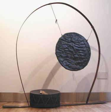 Sculpture titled "Cross Cultures" by Metal-I-Genics Studio, Original Artwork