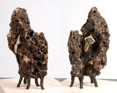 Sculpture titled "Emergence" by Metal-I-Genics Studio, Original Artwork
