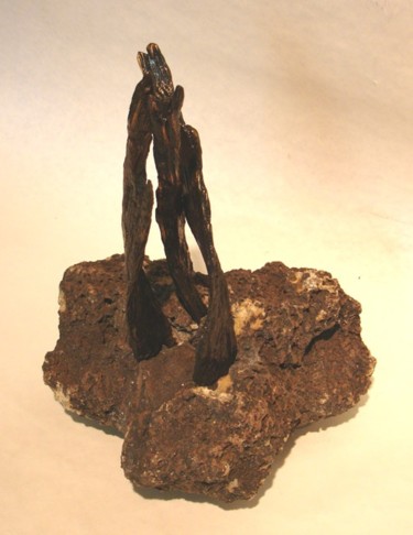 Sculpture titled "First Fire" by Metal-I-Genics Studio, Original Artwork