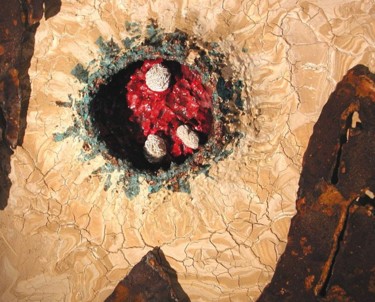 Painting titled "Complex Simplex" by Metal-I-Genics Studio, Original Artwork