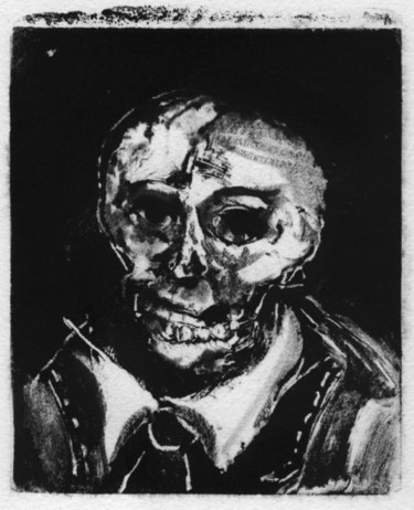 Dessin intitulée "Monsieur M." par Frhégo, Œuvre d'art originale, Autre
