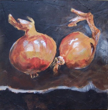 Peinture intitulée "peinture_quincieux_…" par Anne-Frédérique Ferret, Œuvre d'art originale, Huile