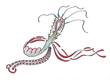 Dessin intitulée "monart-007.jpg" par Merito Said, Œuvre d'art originale, Autre