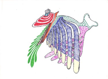Dessin intitulée "monart-011.jpg" par Merito Said, Œuvre d'art originale, Autre
